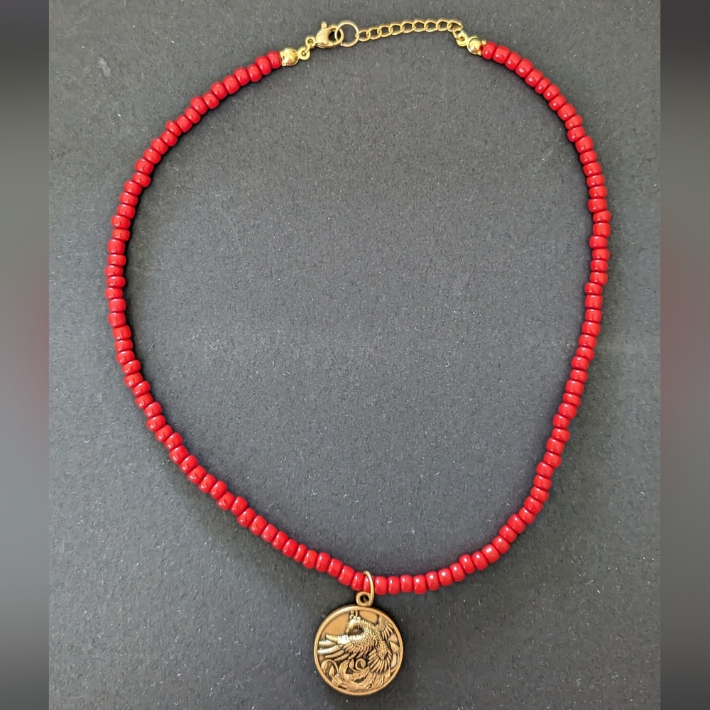 COPY - Reworked Alex & Ani Rafaelian gold Phoenix necklace